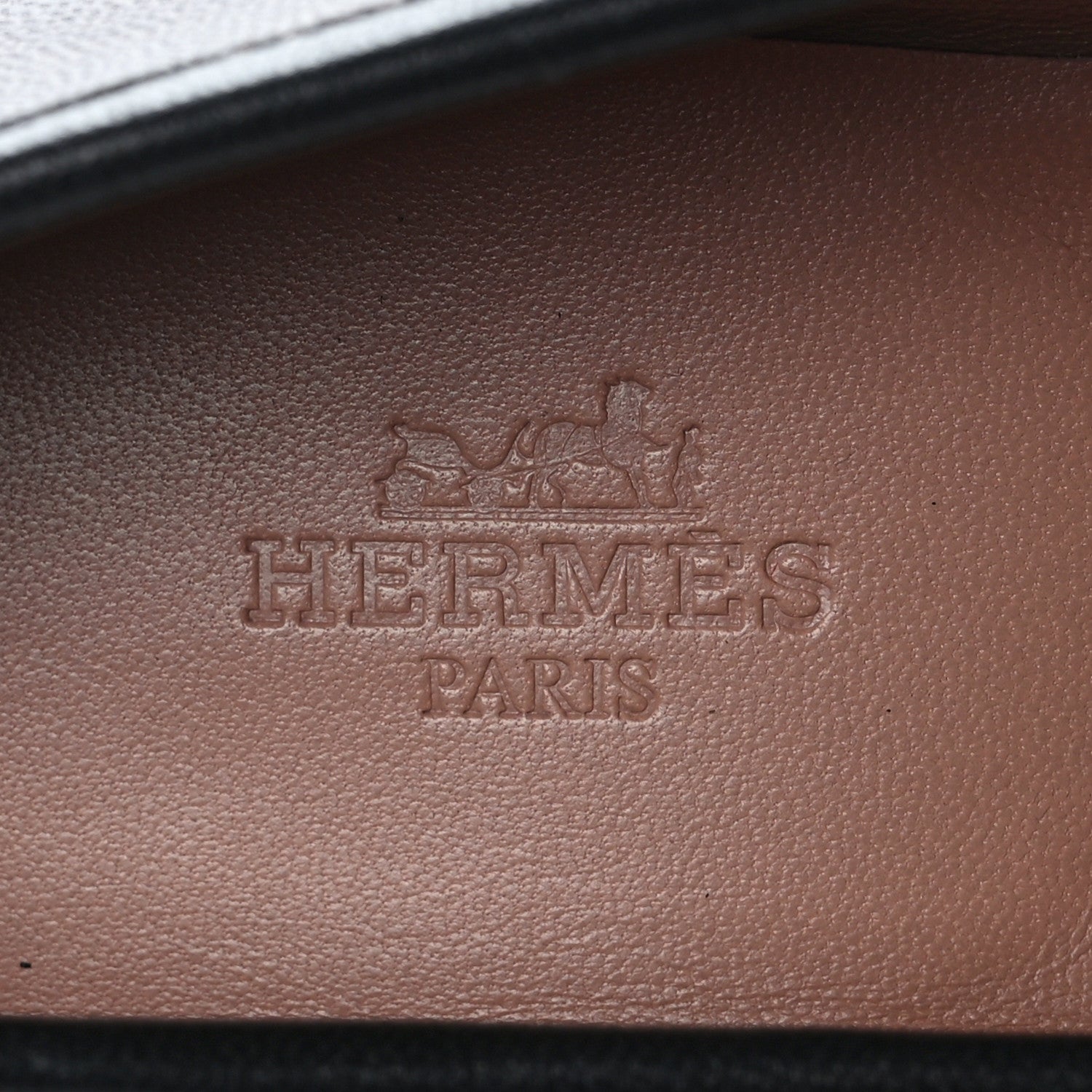 Hermes Goatskin Womens Paris Loafers 36 Black 7 of 9
