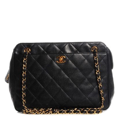 Chanel Caviar Quilted Shoulder Bag Black 1 of 9