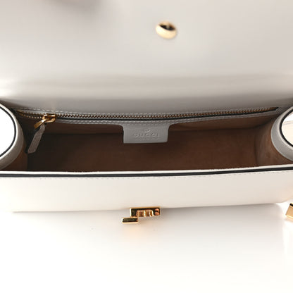 Gucci Calfskin Small Sylvie Shoulder Bag Off White 4 of 4