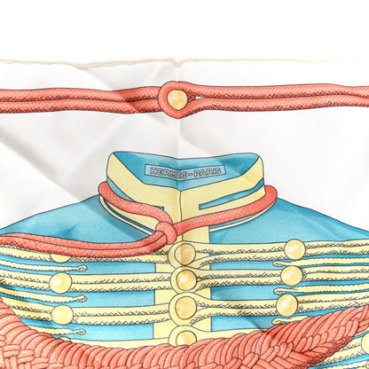 Hermes Silk Brandebourgs Pocket Square 2 of 5
