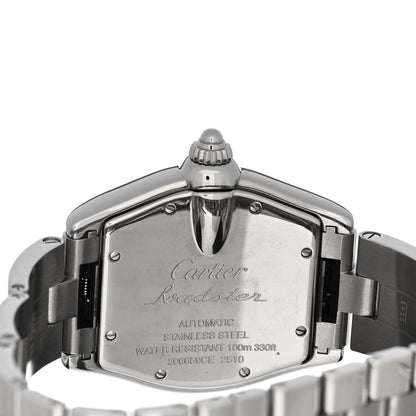 Cartier Stainless Steel 37mm Roadster Automatic Watch Black 4 of 4