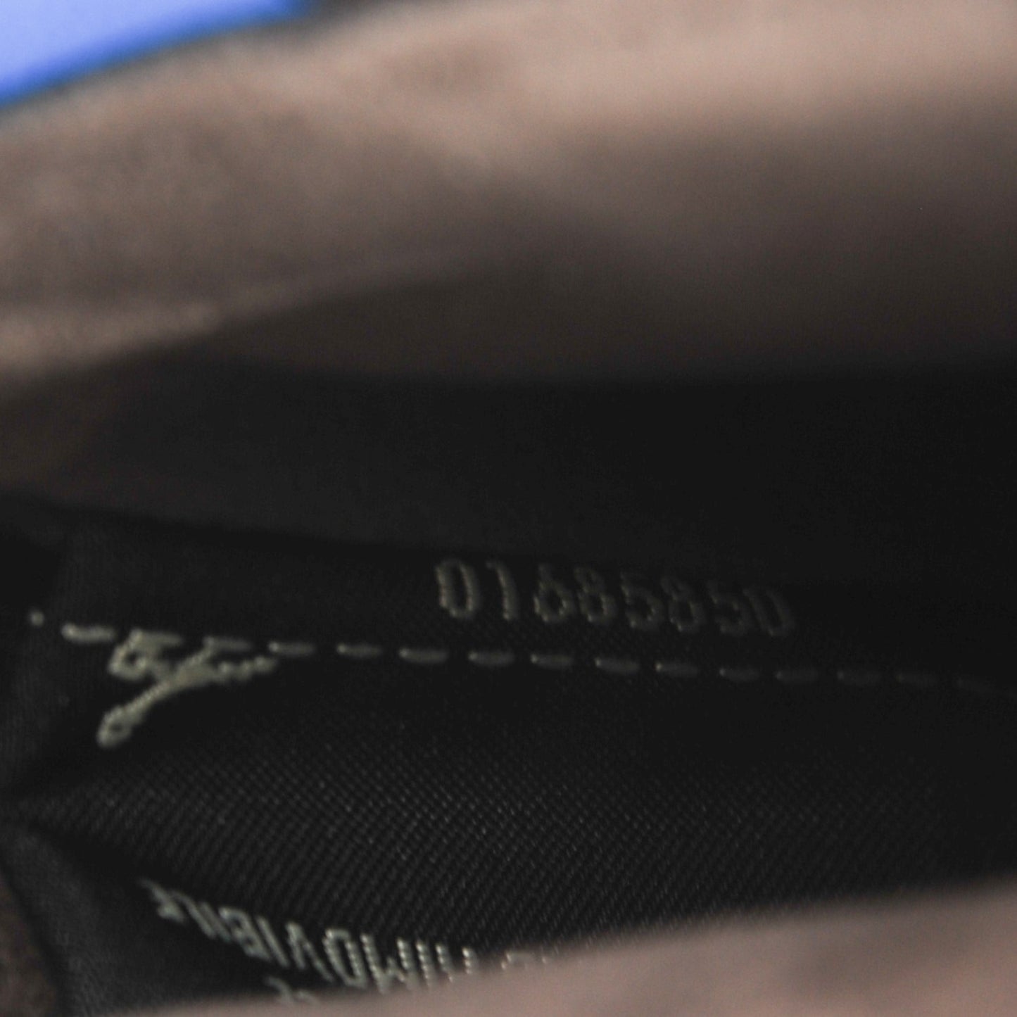 Shiny Nappa Micro Peekaboo Iconic Satchel Blue Royal