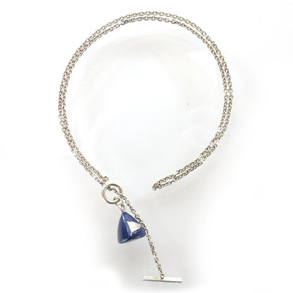 Louis Vuitton CUP Silver Lariat Necklace 1 of 4