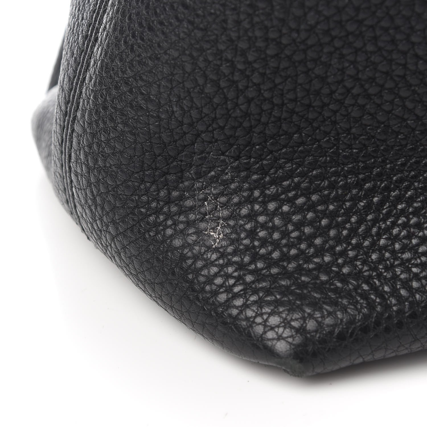 Gucci Pebbled Calfskin Studded Medium Soho Chain Shoulder Bag Black 10 of 10