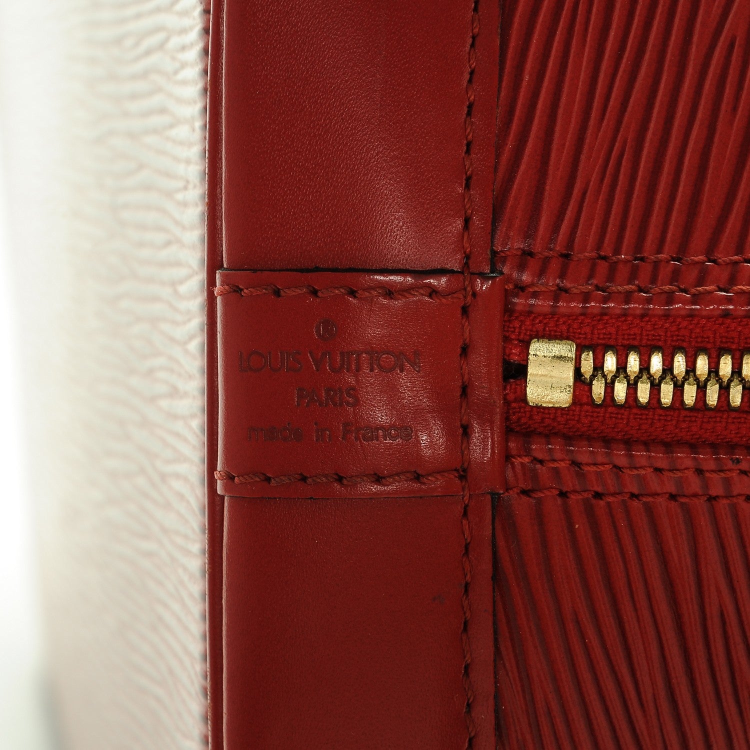 Louis Vuitton Epi Alma PM Castillan Red 6 of 6