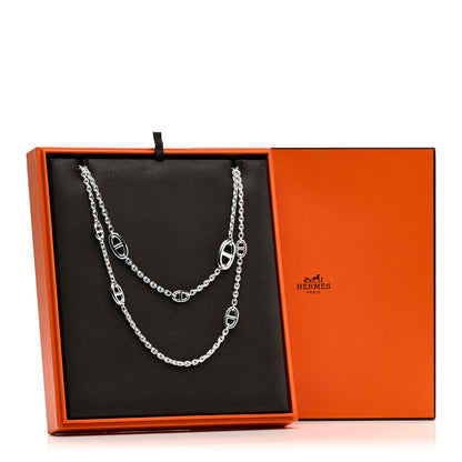 Hermes Sterling Silver Farandole Necklace 120 6 of 6