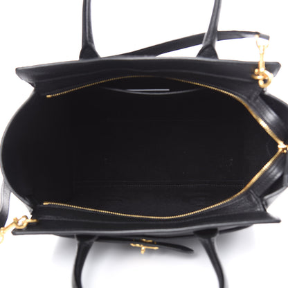 Mulberry Small Classic Grain Small Bayswater Zip Tote Black 5 of 9