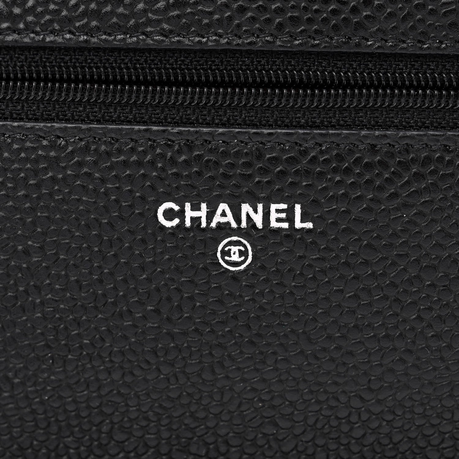 Chanel Caviar Quilted Wallet on Chain WOC Black 6 of 13