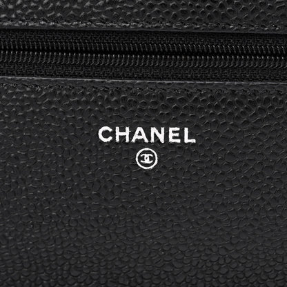 Chanel Caviar Quilted Wallet on Chain WOC Black 6 of 13