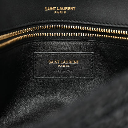 Saint Laurent Raffia Monogram Tassel Kate 99 Black 6 of 15