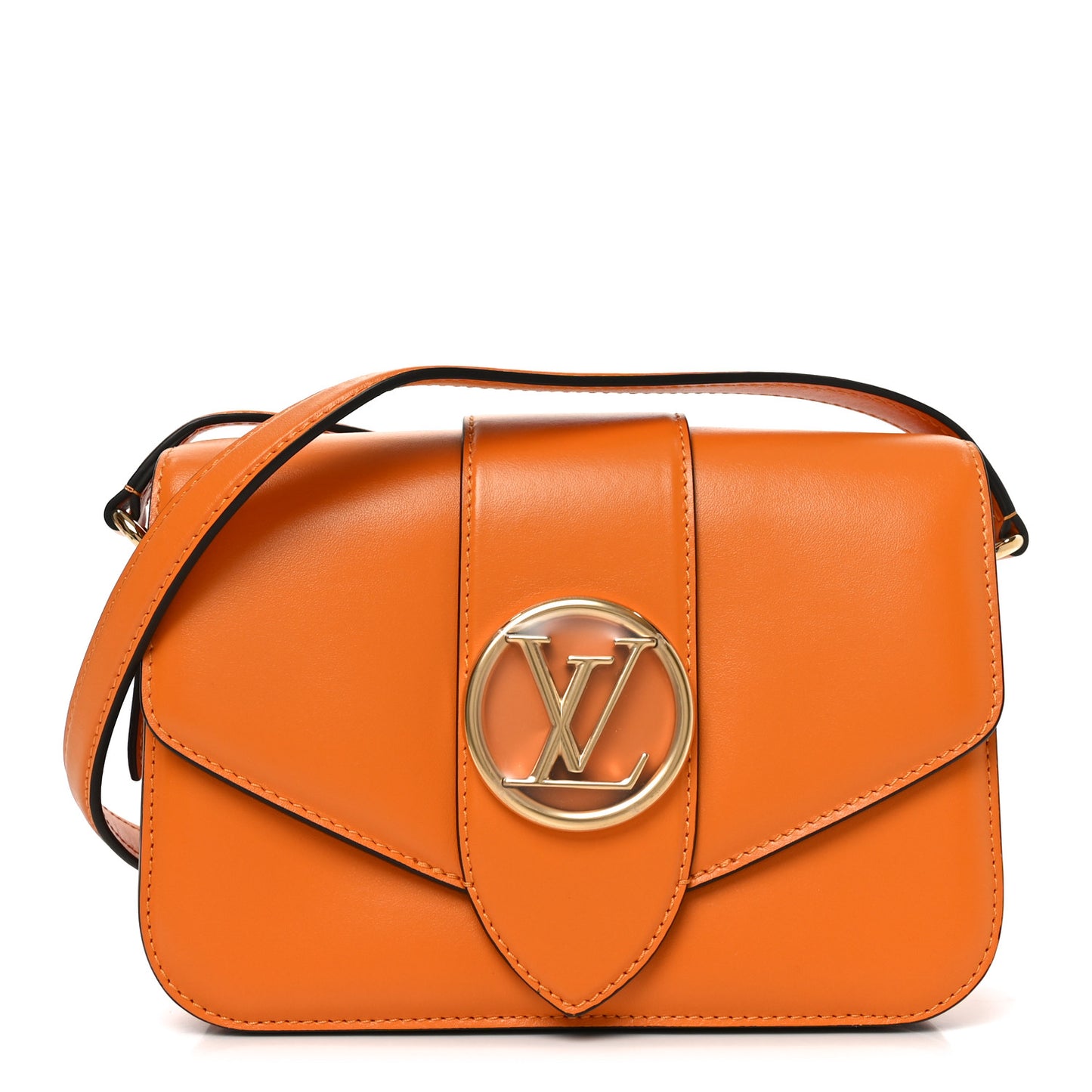 Smooth Calfskin LV Pont 9 Summer Gold
