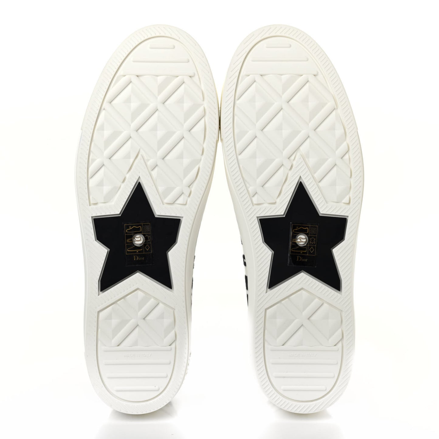 Canvas Dioramour Walk'N'Dior Low Top Sneakers 40 White Black Red