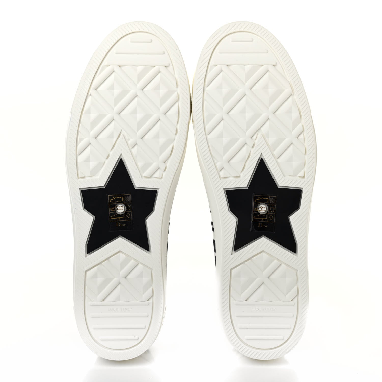Christian Dior Canvas Dioramour Walk'N'Dior Low Top Sneakers 40 White Black Red 5 of 11