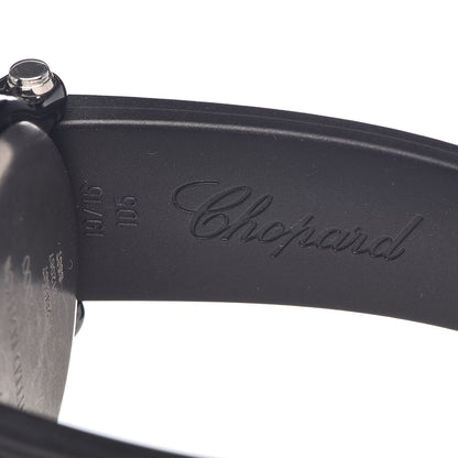 Chopard Stainless Steel Ceramic Rubber 3 Diamond 38mm Happy Sport Quartz Watch Black 6 of 7