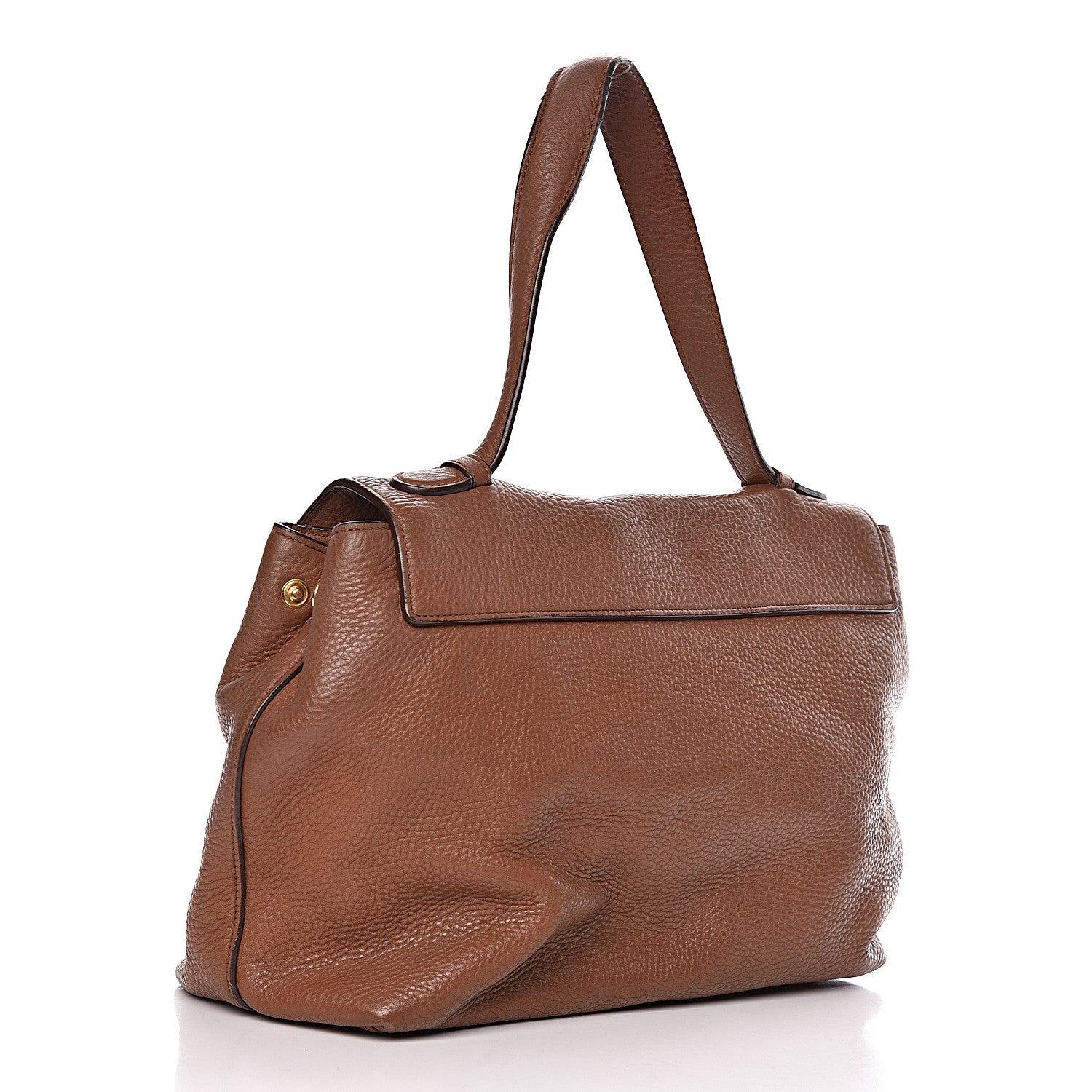 Miu Miu Vitello Daino Top Handle Cannella 3 of 14