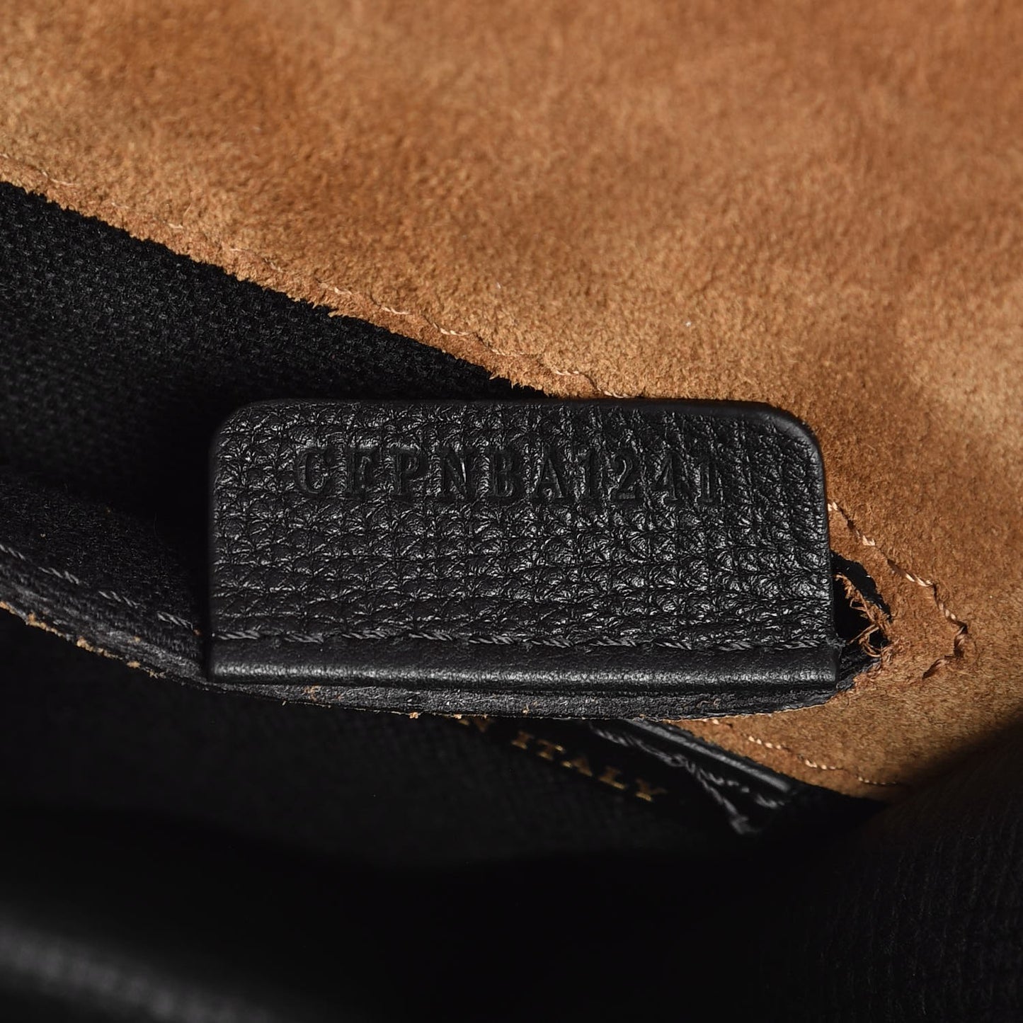Derby Calfskin House Check Small Macken Crossbody Bag Black