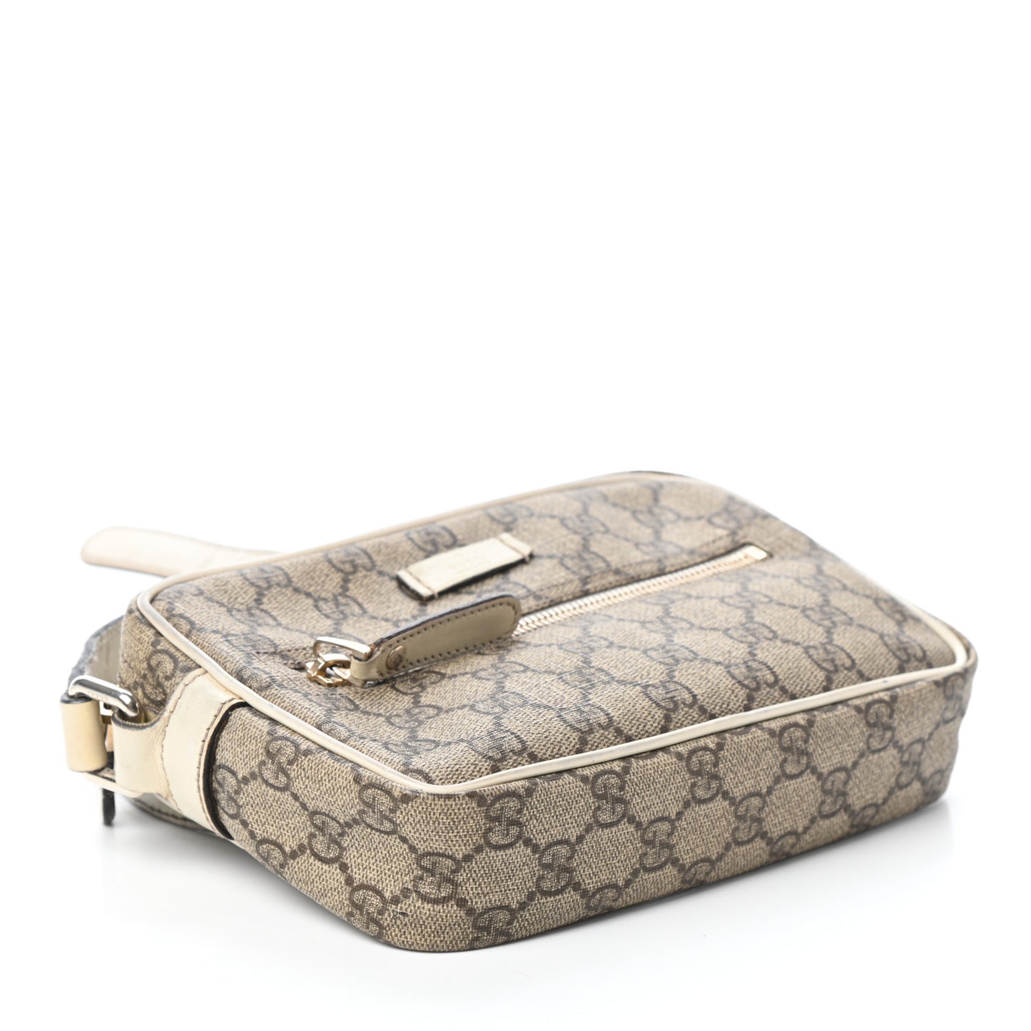 GG Plus Monogram Small Shoulder Bag Off White
