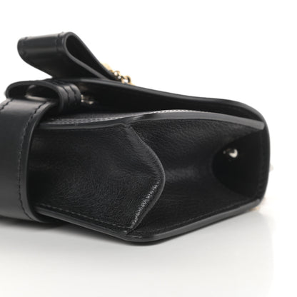 Chloe Shiny Goatskin Calfskin Mini Aby Chain Shoulder Bag Black 10 of 12