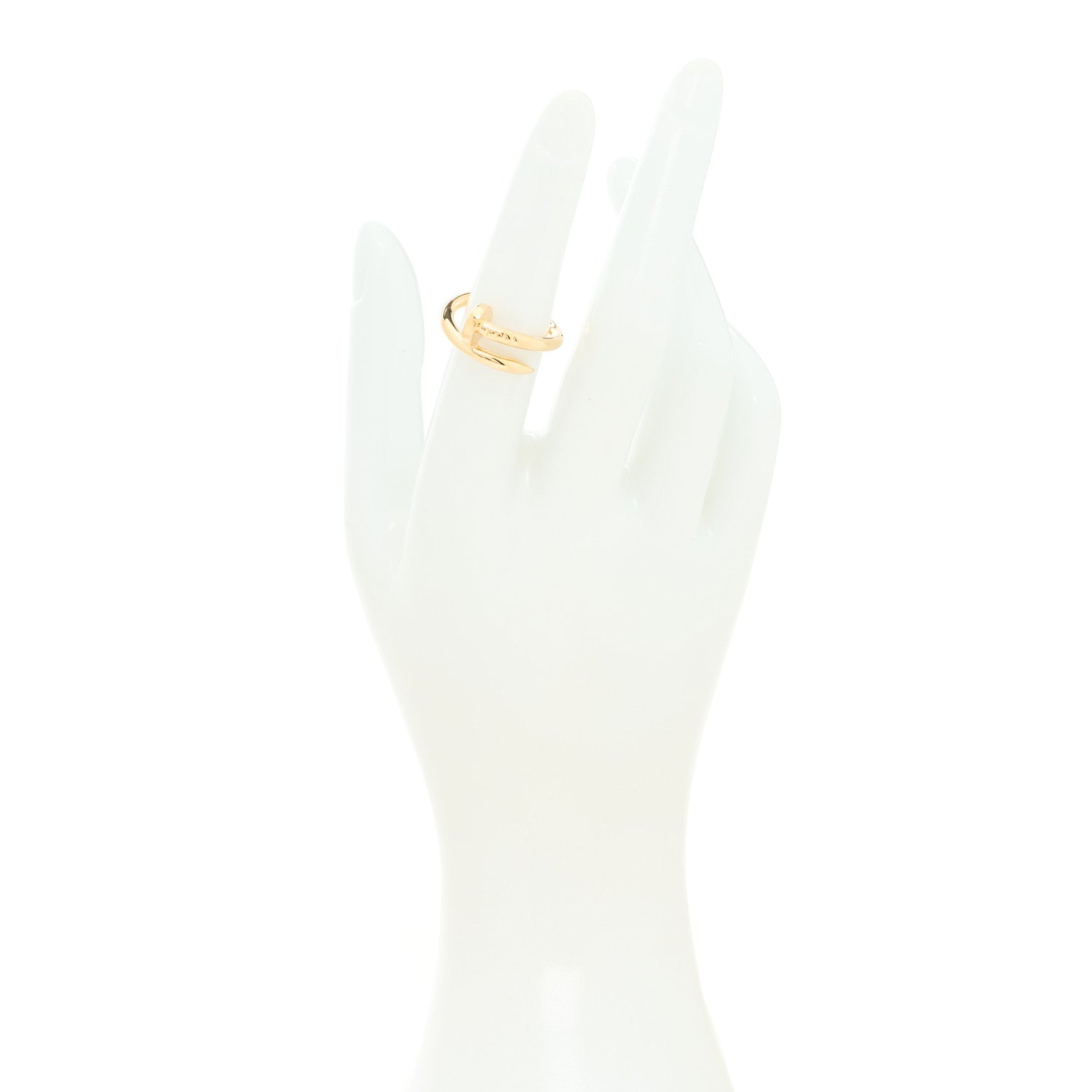 Cartier 18K Yellow Gold Small Juste Un Clou Ring 52 6 2 of 5