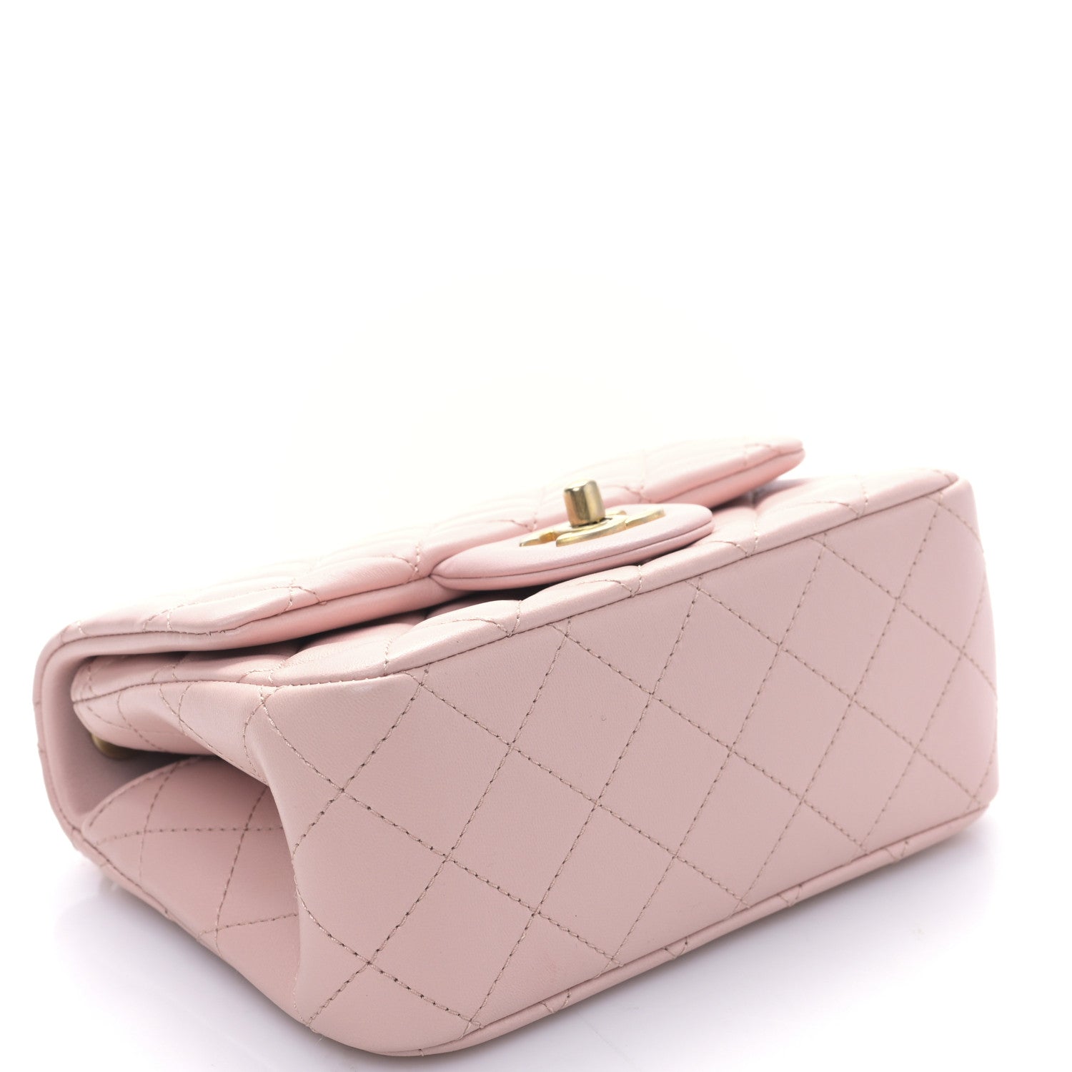Chanel Lambskin Quilted Mini Sweet Camellia Flap Light Pink 4 of 10