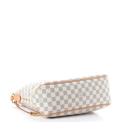 Louis Vuitton Damier Azur Delightful PM Rose Ballerine 4 of 7