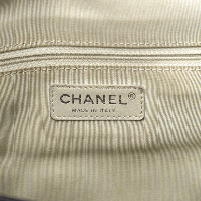Chanel Washed Lambskin Quilted Large Chain Around Messenger Black 7 of 9