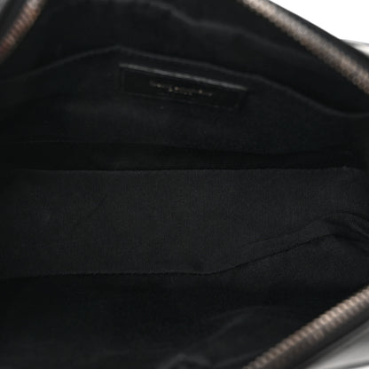 Saint Laurent Calfskin Matelasse Monogram Lou Camera Bag Black 5 of 11