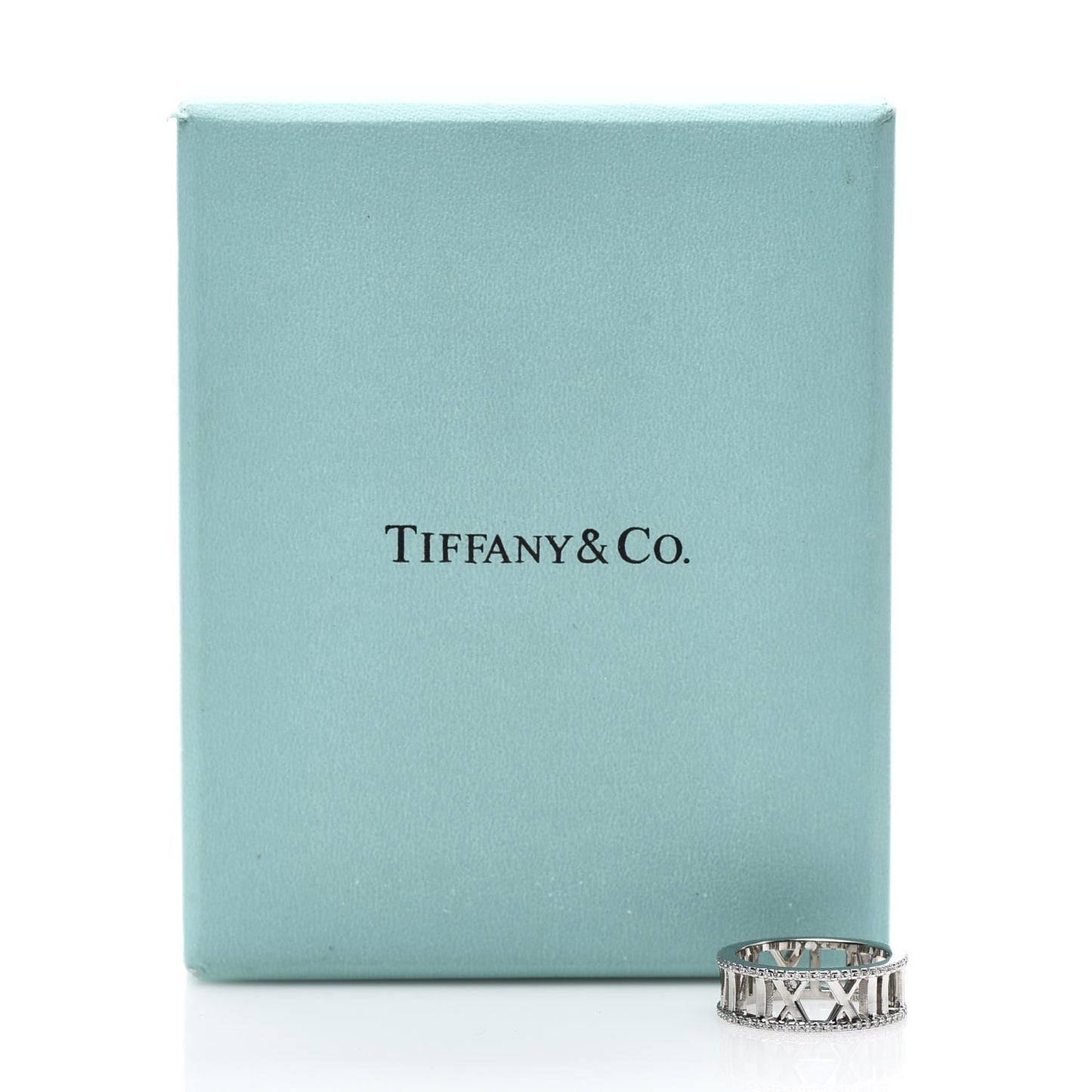 18K White Gold Diamond Atlas Open Pave Ring 52 6