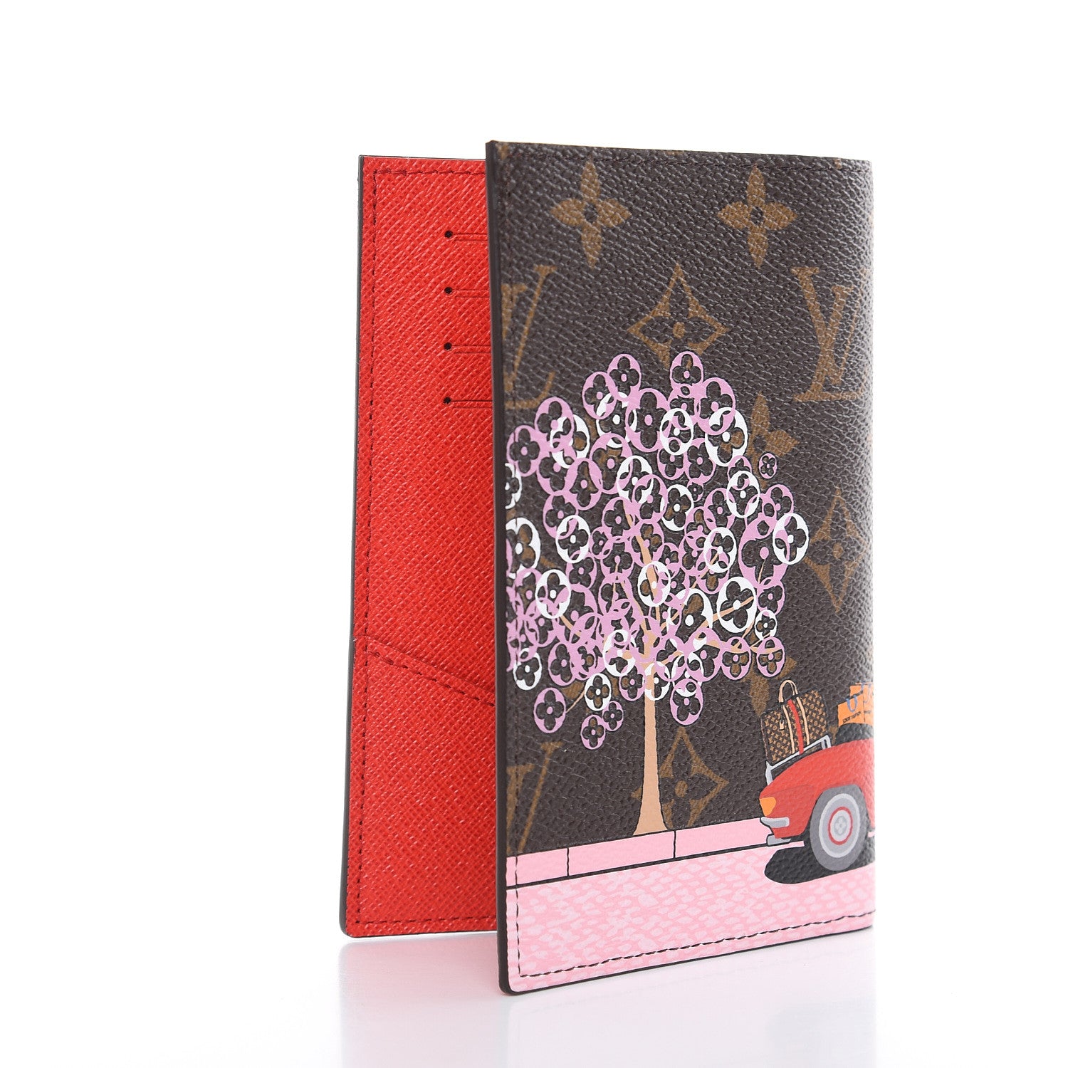 Louis Vuitton Monogram 2019 Christmas Animation Passport Cover Rouge 3 of 8