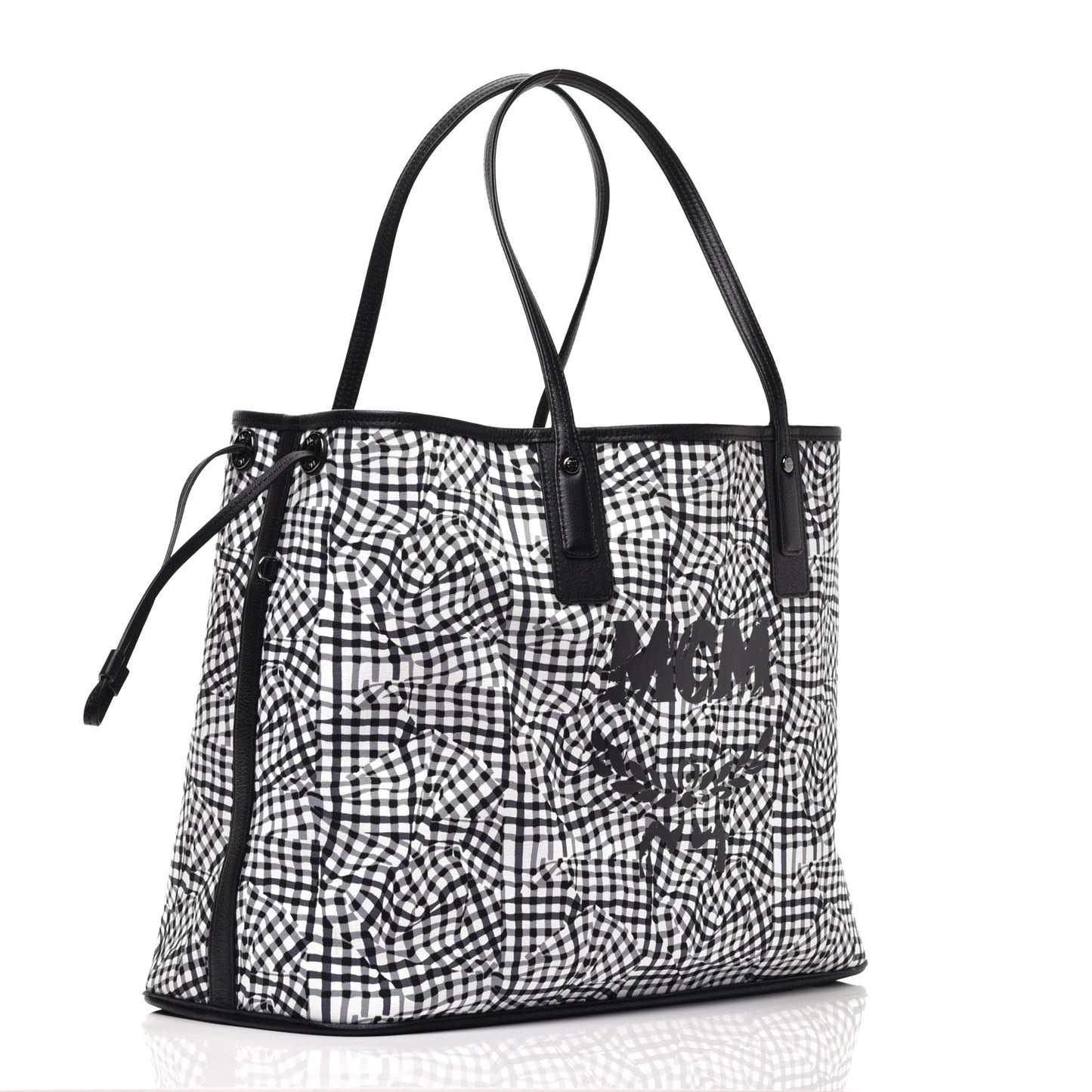 Visetos Large Liz Reversible Shopper Tote Black