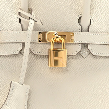 Hermes Epsom Birkin Sellier 25 Craie 8 of 11