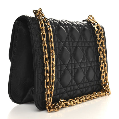 Christian Dior Lambskin Cannage Large Dioraddict Flap Bag Black 3 of 10