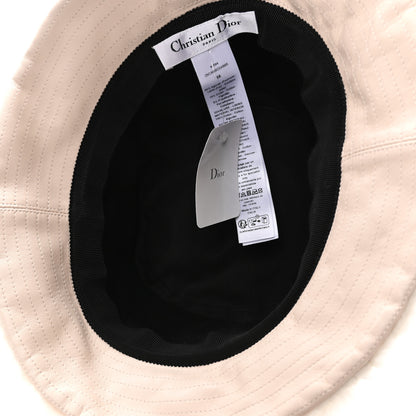 Christian Dior Shearling Cannage D-Bobby Bucket Hat 58 Ecru 7 of 8
