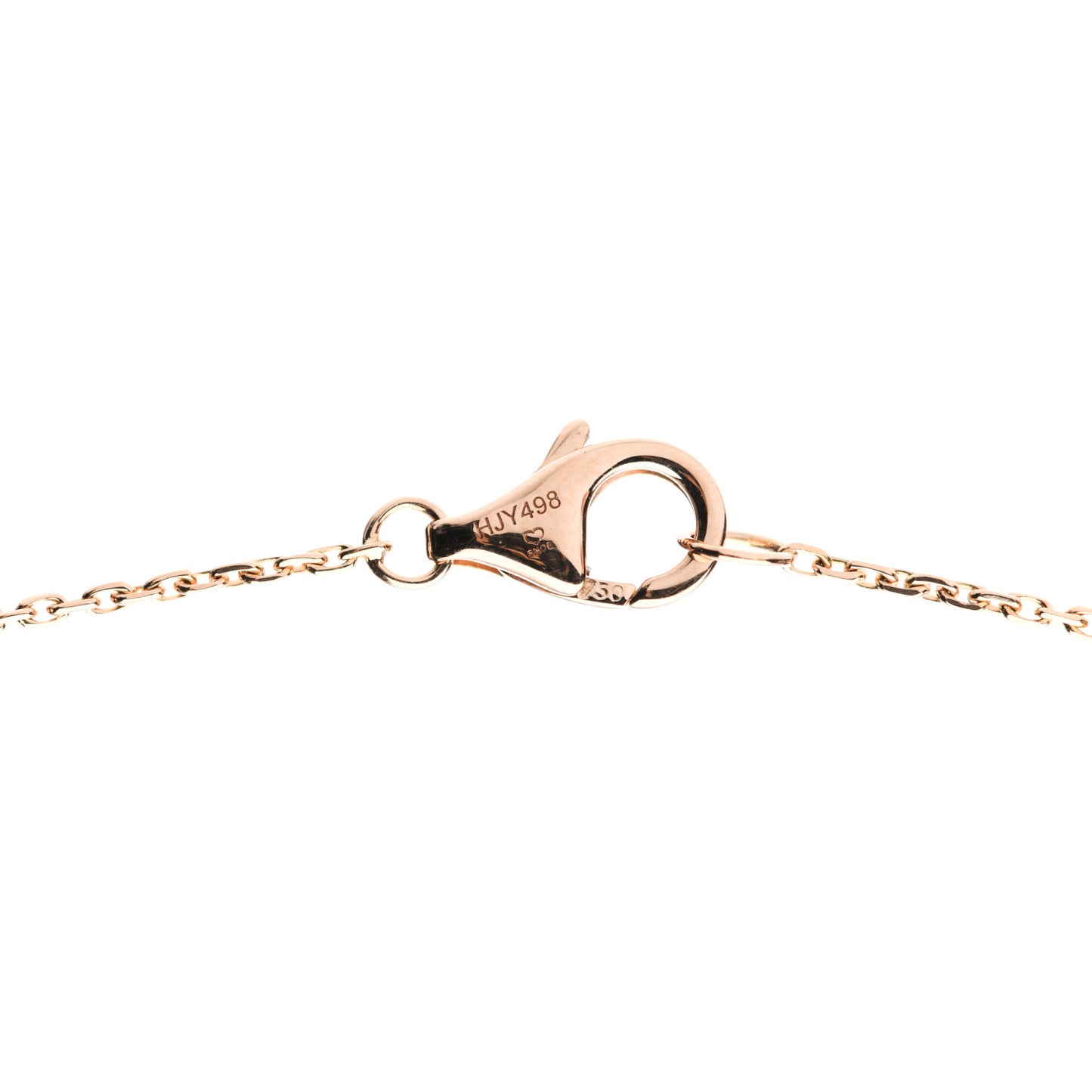 18K Pink Yellow White Gold Diamond Trinity Pendant Necklace