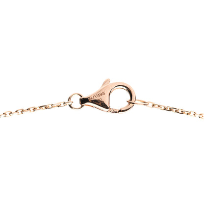 Cartier 18K Pink Yellow White Gold Diamond Trinity Pendant Necklace 5 of 5
