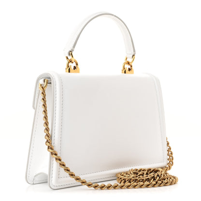 Dolce & Gabbana Smooth Calfskin Small Devotion Envelope Top Handle Bag White 3 of 12