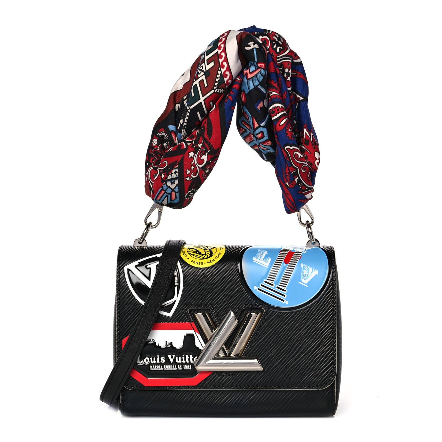 Epi World Tour Twist Shoulder Bag PM Black