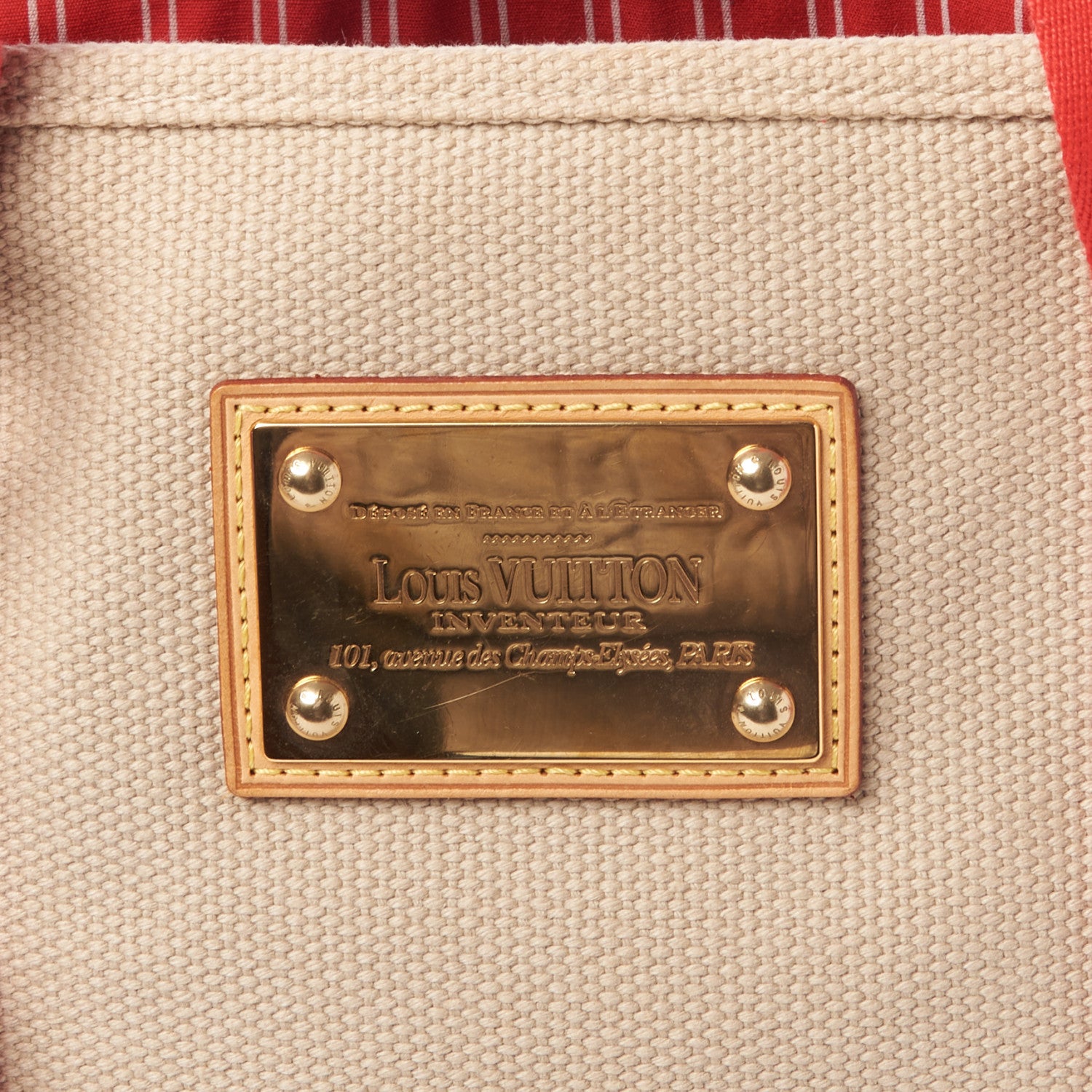 Louis Vuitton Toile Antigua Cabas MM Beige 7 of 10