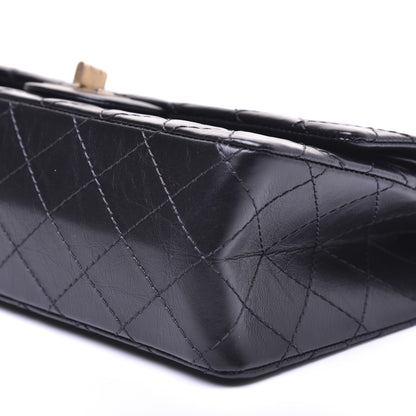 Chanel Aged Calfskin Quilted 2.55 Reissue 225 Flap Black 12 of 31