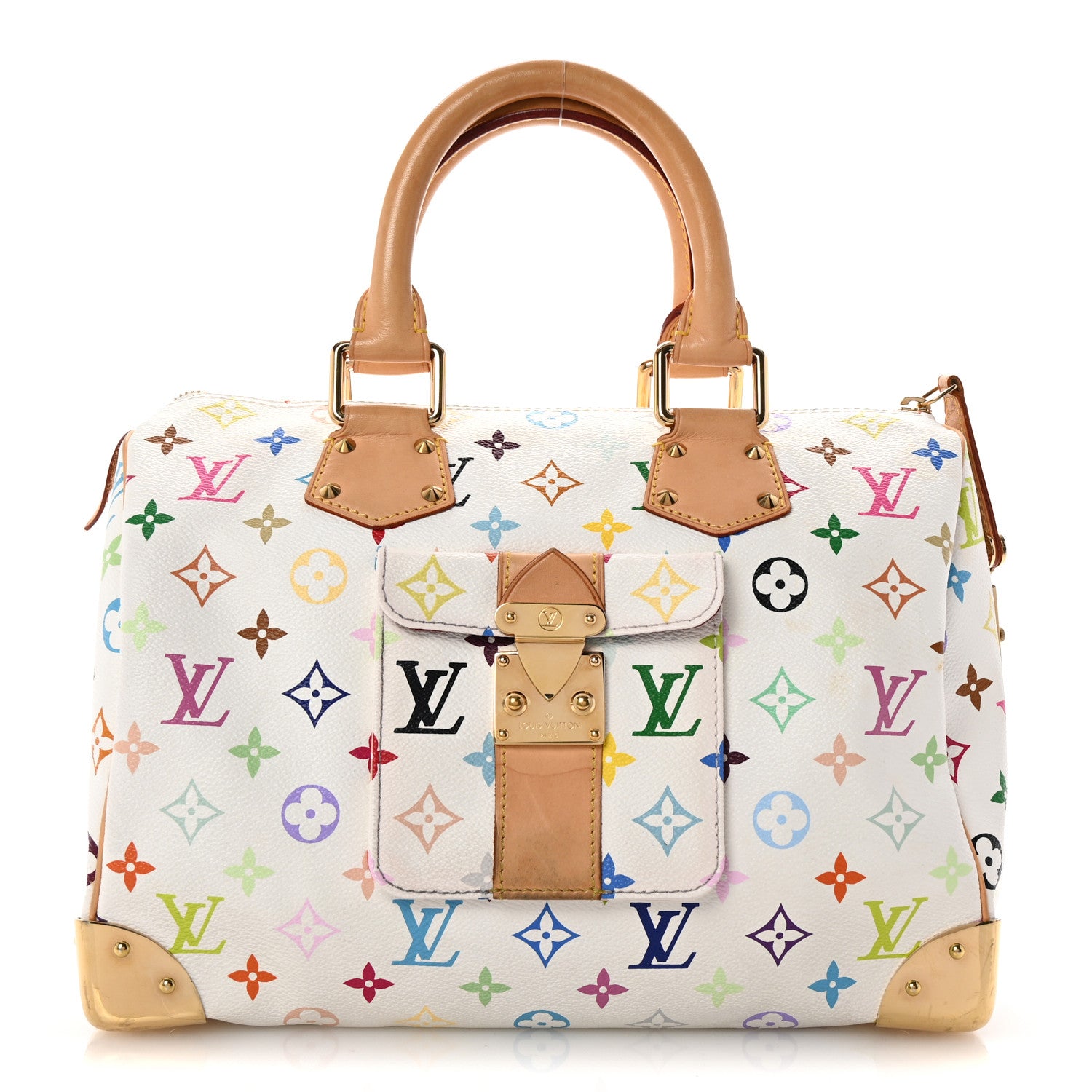 Louis Vuitton Monogram Multicolor Speedy 30 White 1 of 9