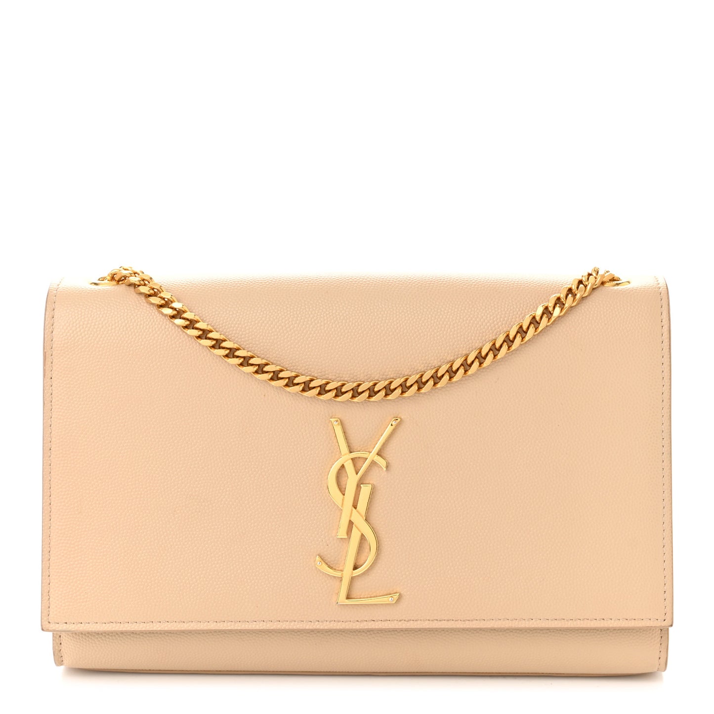 Grain De Poudre Medium Monogram Kate Satchel Dark Beige