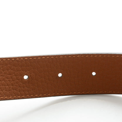 Louis Vuitton Taurillon Calfskin 30mm LV Initiales Reversible Belt 90 36 Black 4 of 6