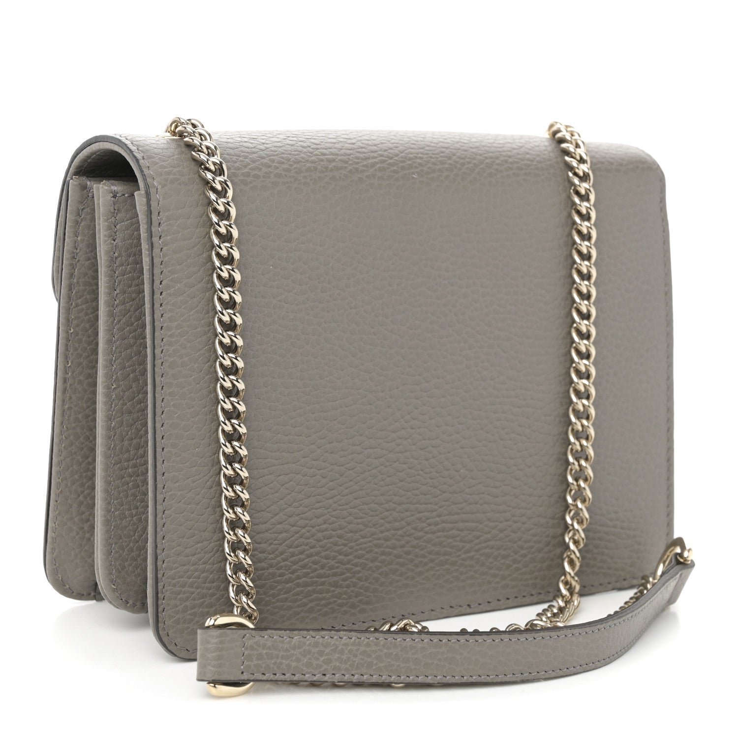 Gucci Dollar Calfskin Small Interlocking G Shoulder Bag Loess 7 of 28