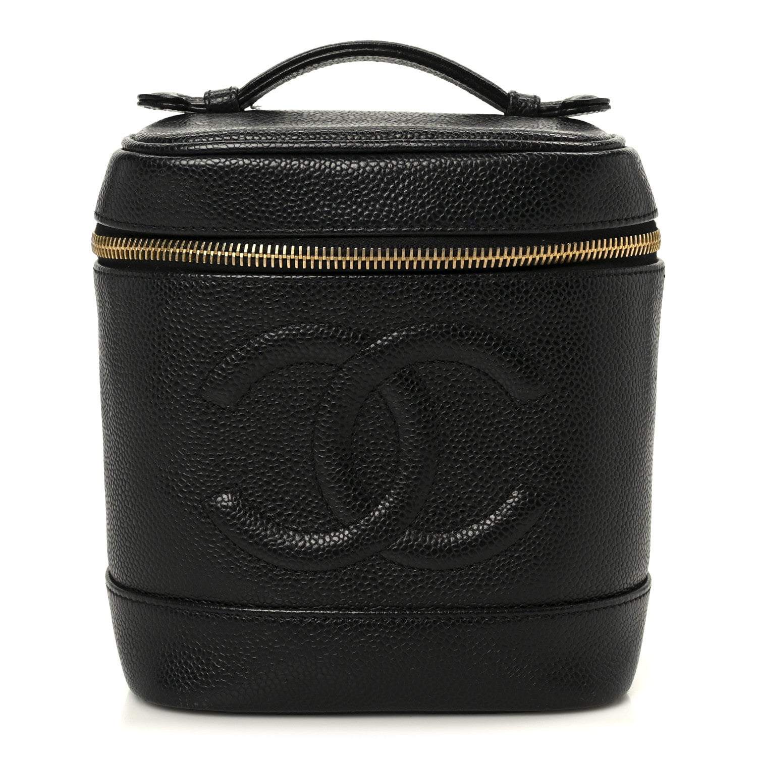 Chanel Caviar Vanity Cosmetic Case Black 1 of 11
