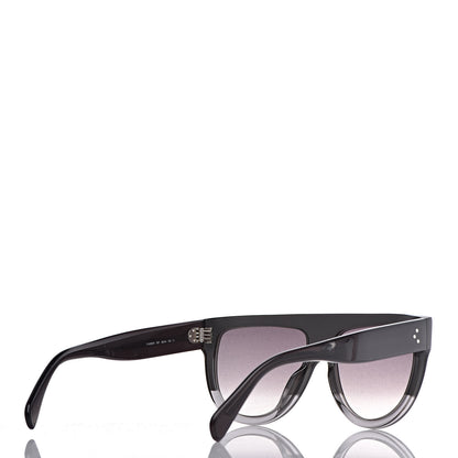 Celine Acetate Aviator Sunglasses CL 40001 Black 4 of 8