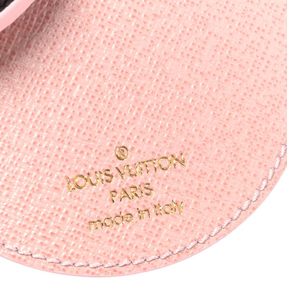 Louis Vuitton Monogram LV Mirror Bag Charm Key Holder Rose Ballerine 3 of 5