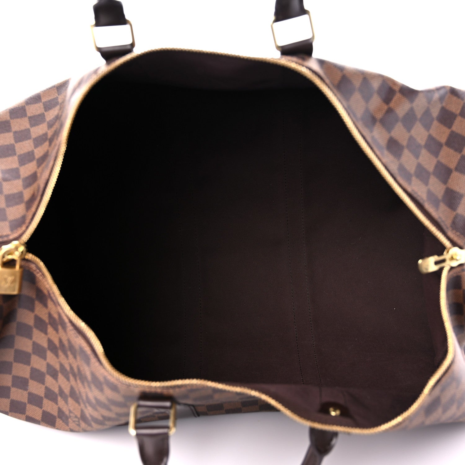 Louis Vuitton Damier Ebene Keepall Bandouliere 55 5 of 23