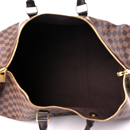 Louis Vuitton Damier Ebene Keepall Bandouliere 55 5 of 23