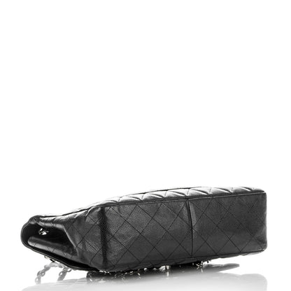 Chanel Caviar Quilted Jumbo Single Flap Black 4 of 8