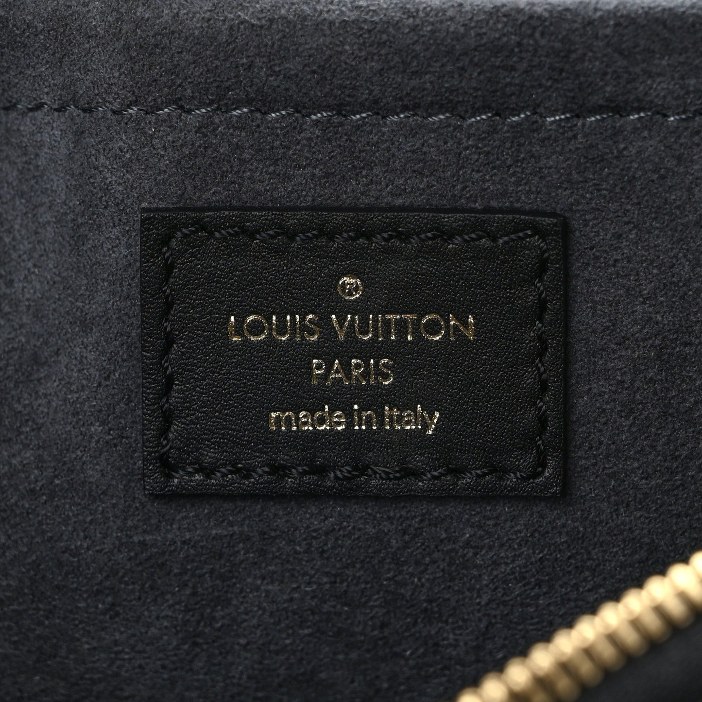 Calfskin Nanogram Embossed Speedy 20 Black